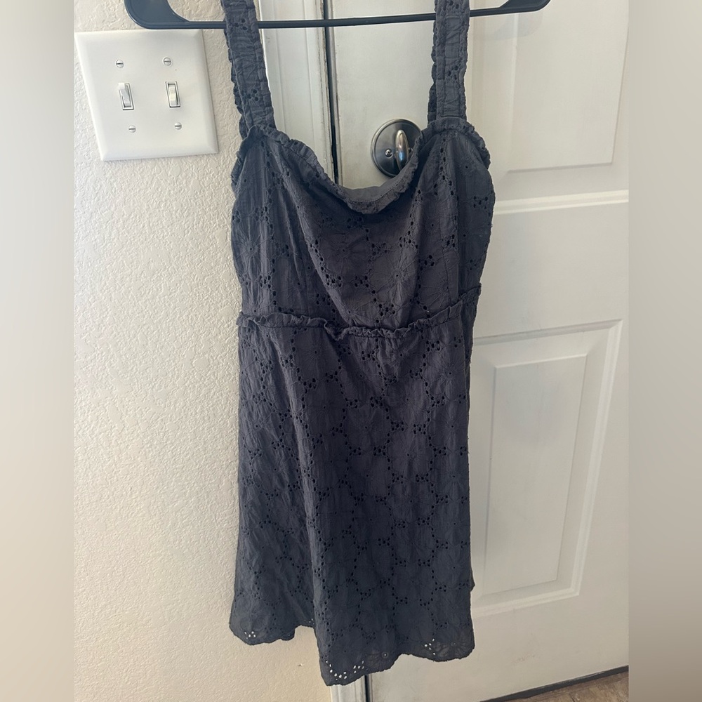 Short gray dress